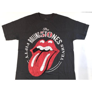 The Rolling Stones - 50 Years Tongue Vintage Official T Shirt ( Men M,  L ) ***READY TO SHIP from Hong Kong***